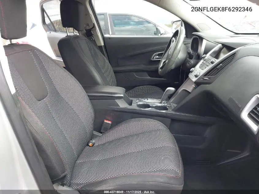 2GNFLGEK8F6292346 2015 Chevrolet Equinox 2Lt