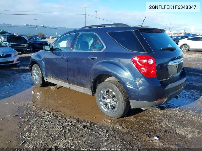 2GNFLFEK1F6348847 2015 Chevrolet Equinox 1Lt