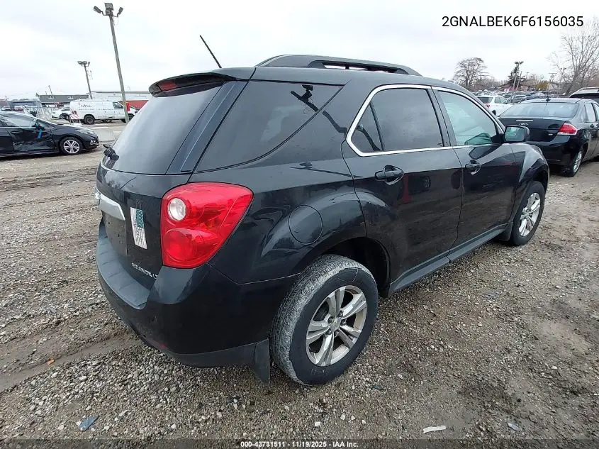 2GNALBEK6F6156035 2015 Chevrolet Equinox 1Lt