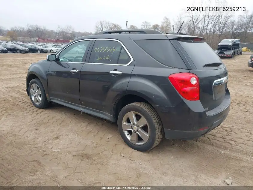 2GNFLFEK8F6259213 2015 Chevrolet Equinox 1Lt