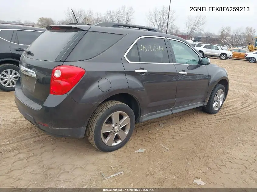 2GNFLFEK8F6259213 2015 Chevrolet Equinox 1Lt