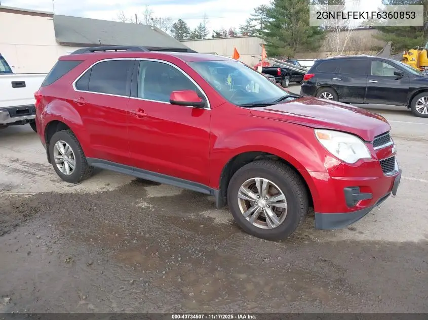 2GNFLFEK1F6360853 2015 Chevrolet Equinox 1Lt
