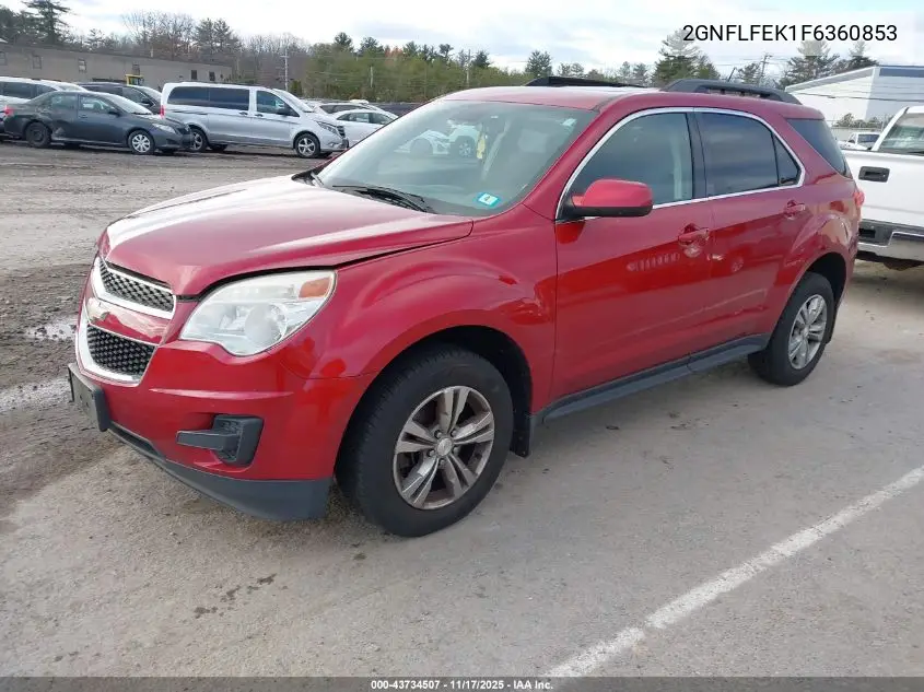 2GNFLFEK1F6360853 2015 Chevrolet Equinox 1Lt
