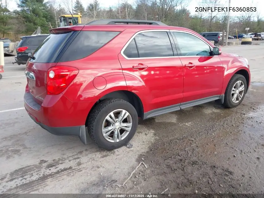 2GNFLFEK1F6360853 2015 Chevrolet Equinox 1Lt