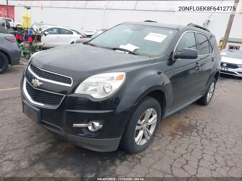 2GNFLGEK8F6412775 2015 Chevrolet Equinox 2Lt