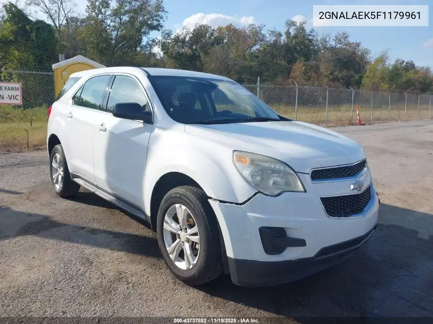 2GNALAEK5F1179961 2015 Chevrolet Equinox Ls