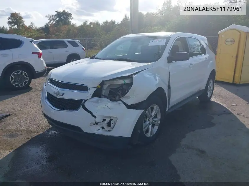 2GNALAEK5F1179961 2015 Chevrolet Equinox Ls