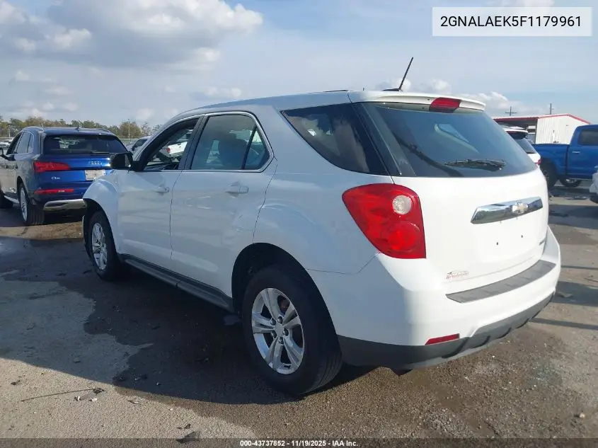 2GNALAEK5F1179961 2015 Chevrolet Equinox Ls