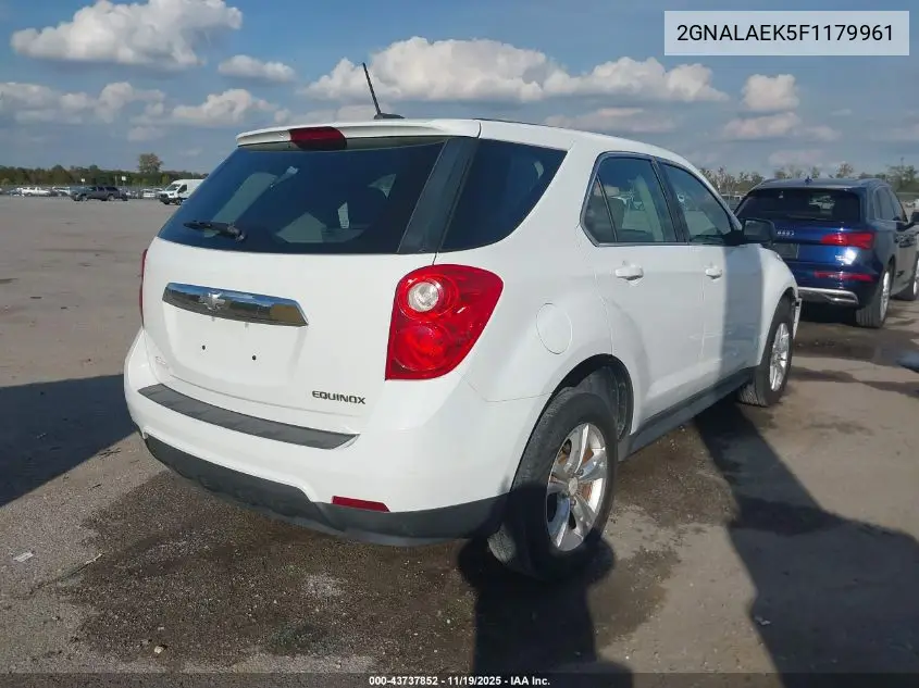 2GNALAEK5F1179961 2015 Chevrolet Equinox Ls
