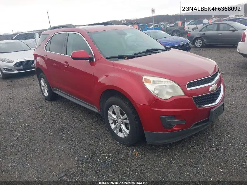 2GNALBEK4F6368092 2015 Chevrolet Equinox 1Lt