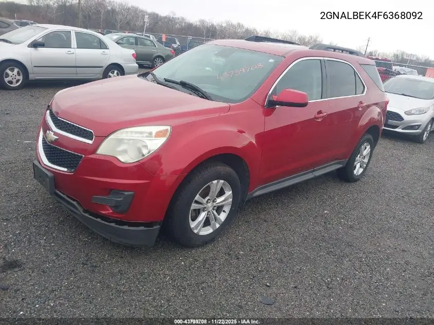 2GNALBEK4F6368092 2015 Chevrolet Equinox 1Lt
