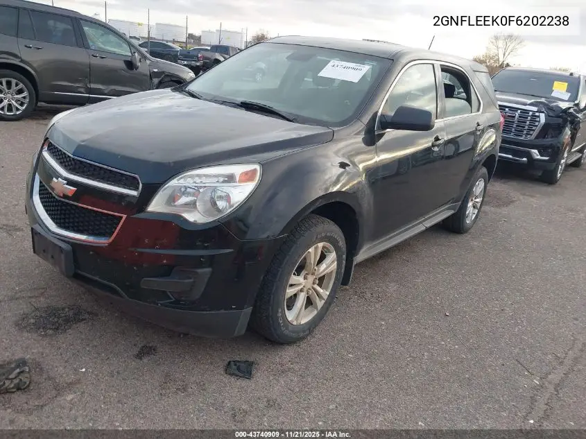 2GNFLEEK0F6202238 2015 Chevrolet Equinox Ls