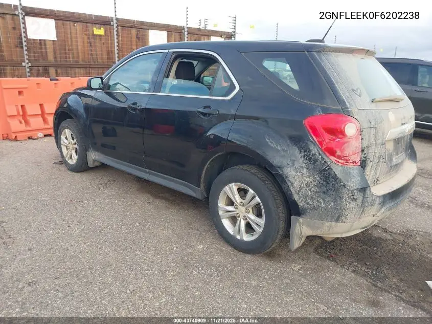 2GNFLEEK0F6202238 2015 Chevrolet Equinox Ls