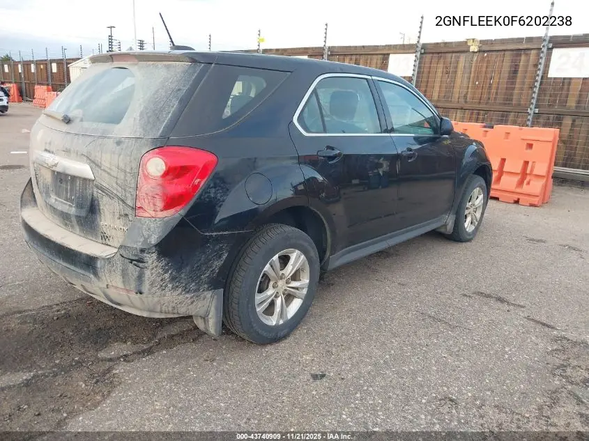 2GNFLEEK0F6202238 2015 Chevrolet Equinox Ls
