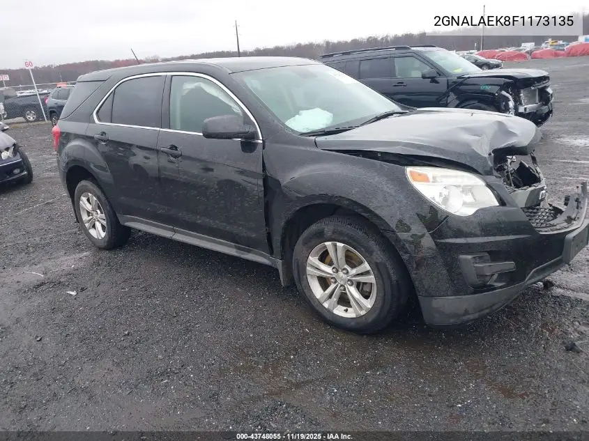 2GNALAEK8F1173135 2015 Chevrolet Equinox Ls