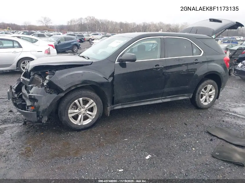 2GNALAEK8F1173135 2015 Chevrolet Equinox Ls