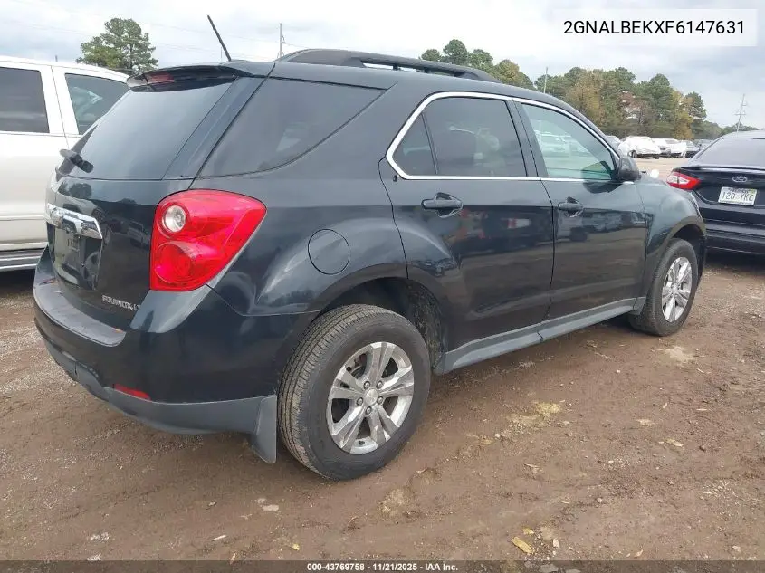 2GNALBEKXF6147631 2015 Chevrolet Equinox 1Lt