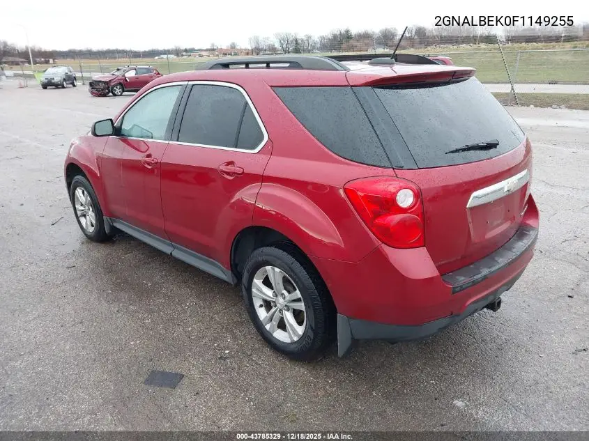 2GNALBEK0F1149255 2015 Chevrolet Equinox 1Lt