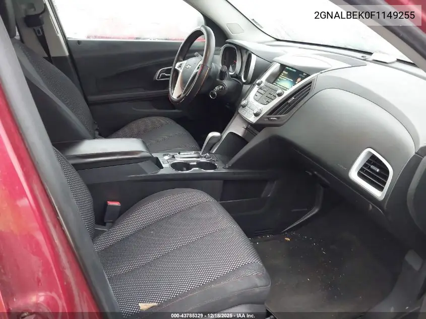 2GNALBEK0F1149255 2015 Chevrolet Equinox 1Lt