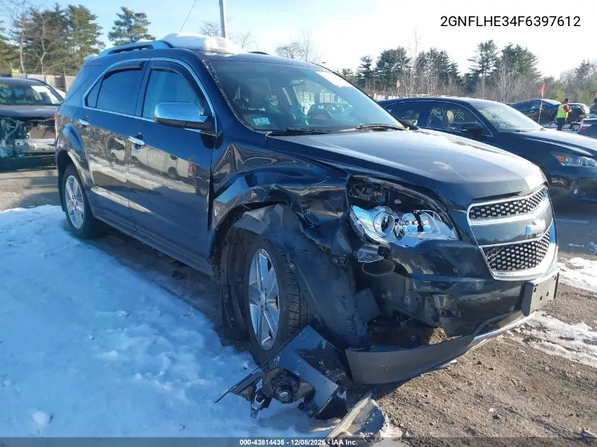 2GNFLHE34F6397612 2015 Chevrolet Equinox Ltz
