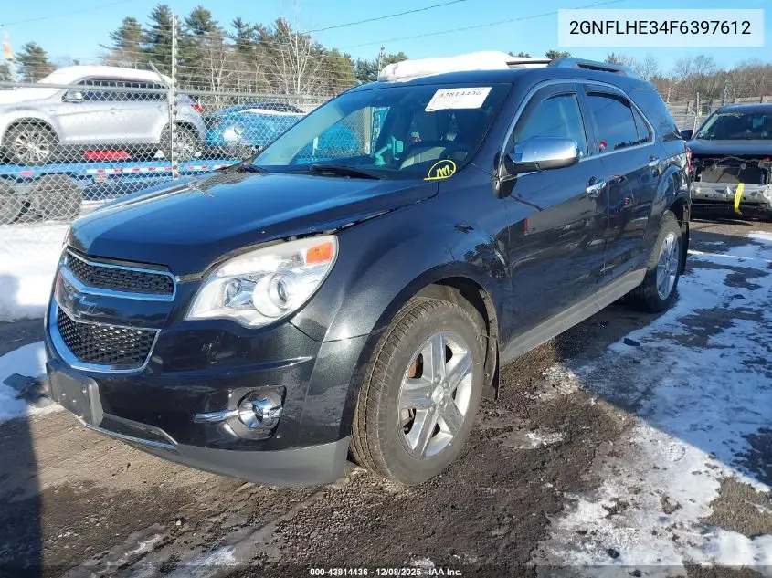 2GNFLHE34F6397612 2015 Chevrolet Equinox Ltz