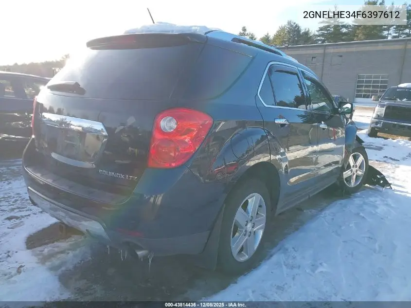 2GNFLHE34F6397612 2015 Chevrolet Equinox Ltz