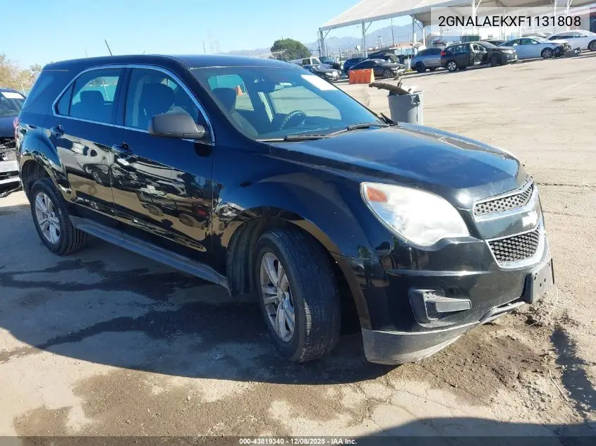 2GNALAEKXF1131808 2015 Chevrolet Equinox Ls