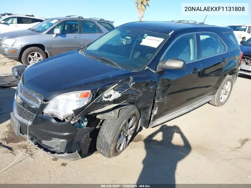 2GNALAEKXF1131808 2015 Chevrolet Equinox Ls