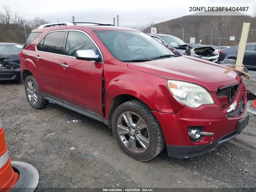 2GNFLDE38F6404487 2015 Chevrolet Equinox Ltz