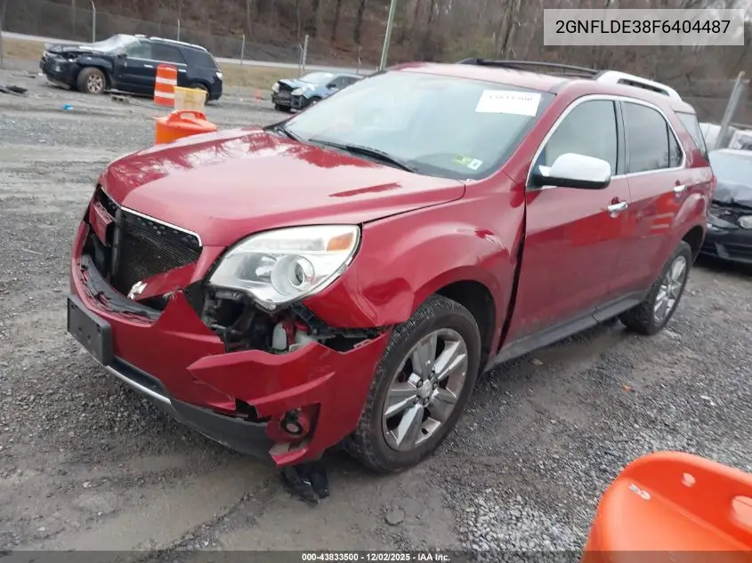 2GNFLDE38F6404487 2015 Chevrolet Equinox Ltz