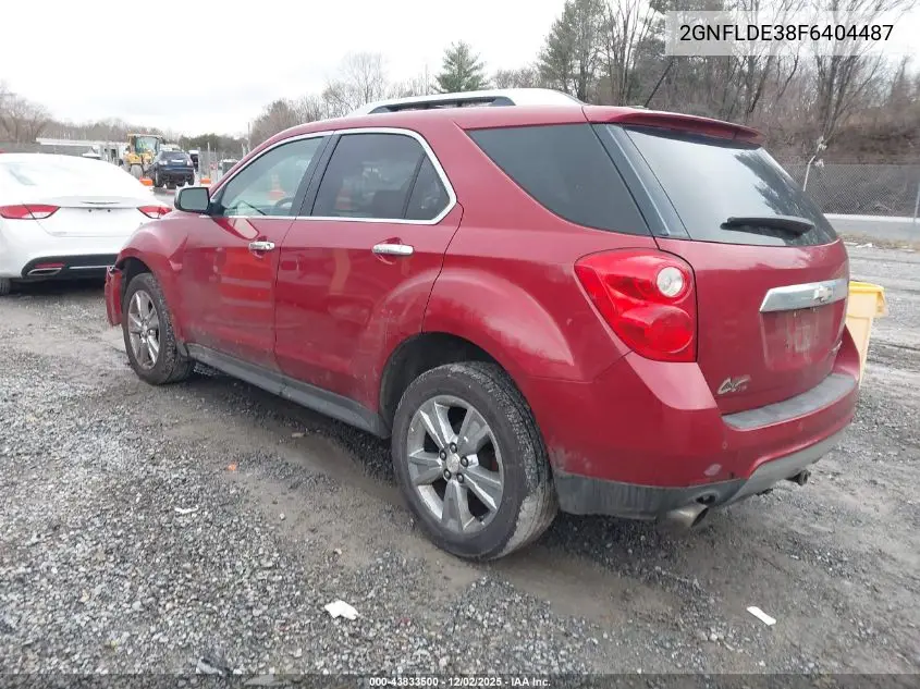 2GNFLDE38F6404487 2015 Chevrolet Equinox Ltz