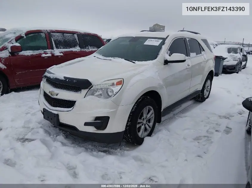 1GNFLFEK3FZ143390 2015 Chevrolet Equinox 1Lt