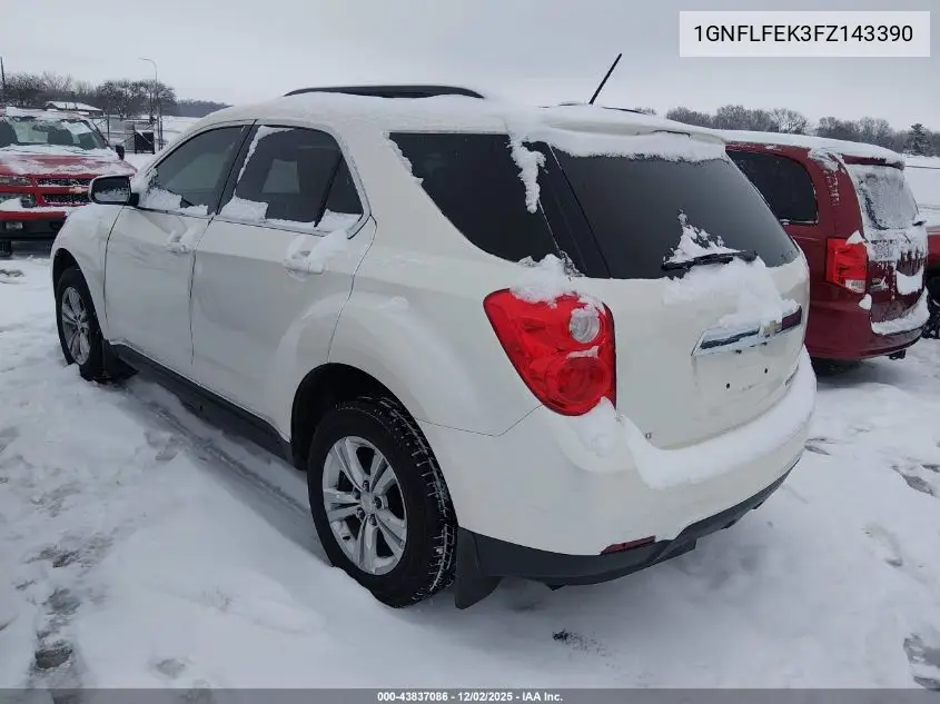 1GNFLFEK3FZ143390 2015 Chevrolet Equinox 1Lt