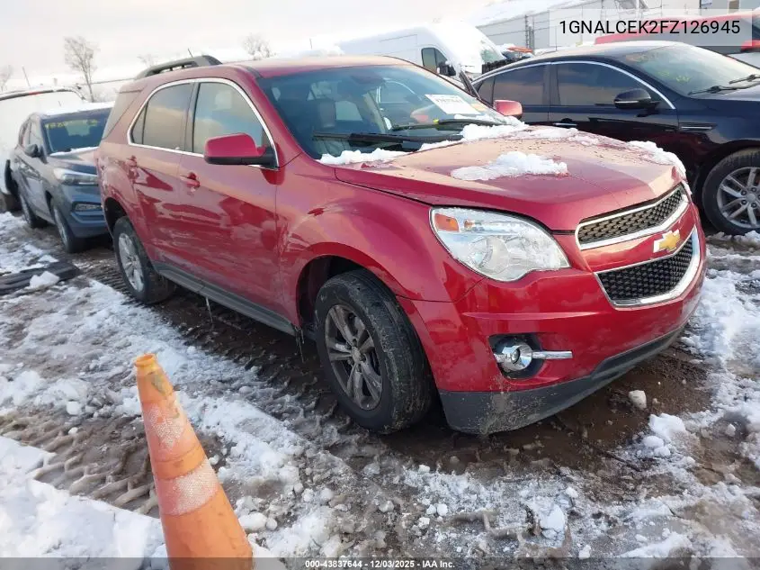 1GNALCEK2FZ126945 2015 Chevrolet Equinox 2Lt