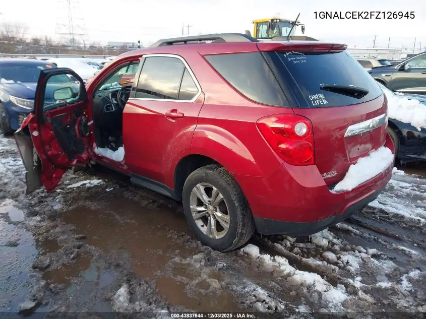 1GNALCEK2FZ126945 2015 Chevrolet Equinox 2Lt