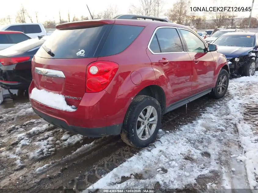 1GNALCEK2FZ126945 2015 Chevrolet Equinox 2Lt