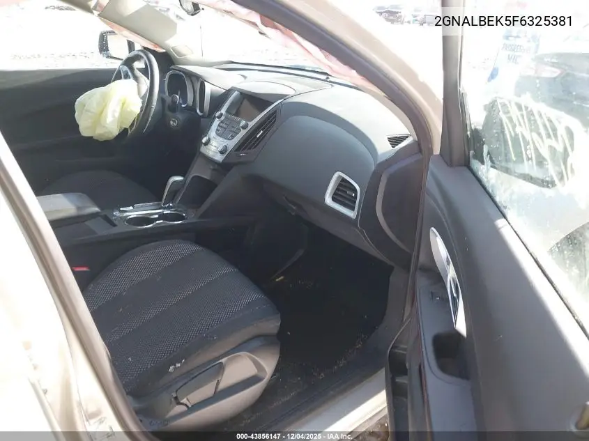 2GNALBEK5F6325381 2015 Chevrolet Equinox 1Lt