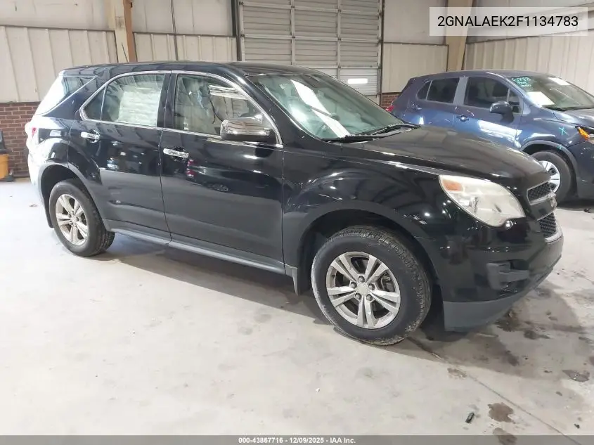 2GNALAEK2F1134783 2015 Chevrolet Equinox Ls