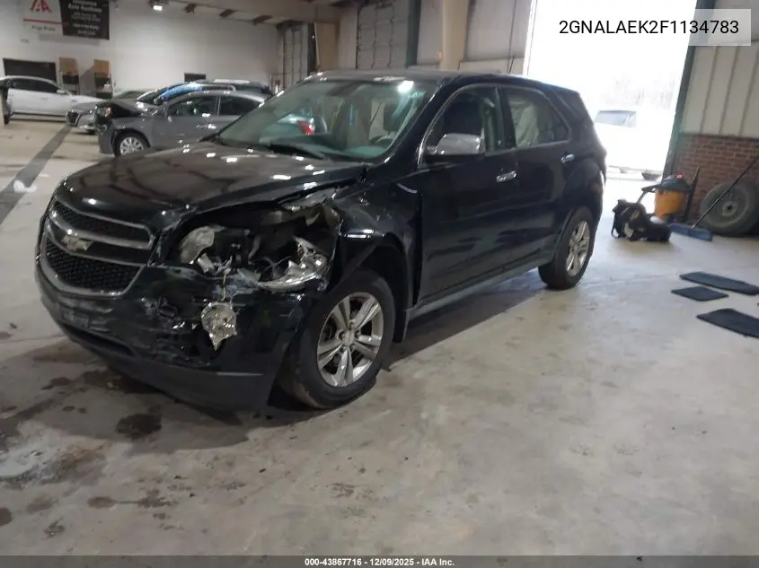 2GNALAEK2F1134783 2015 Chevrolet Equinox Ls