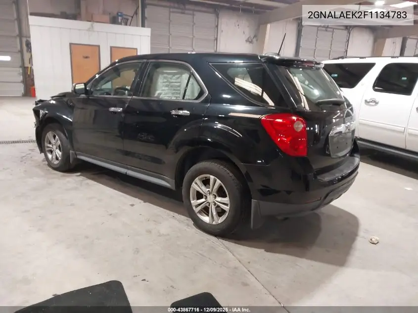 2GNALAEK2F1134783 2015 Chevrolet Equinox Ls