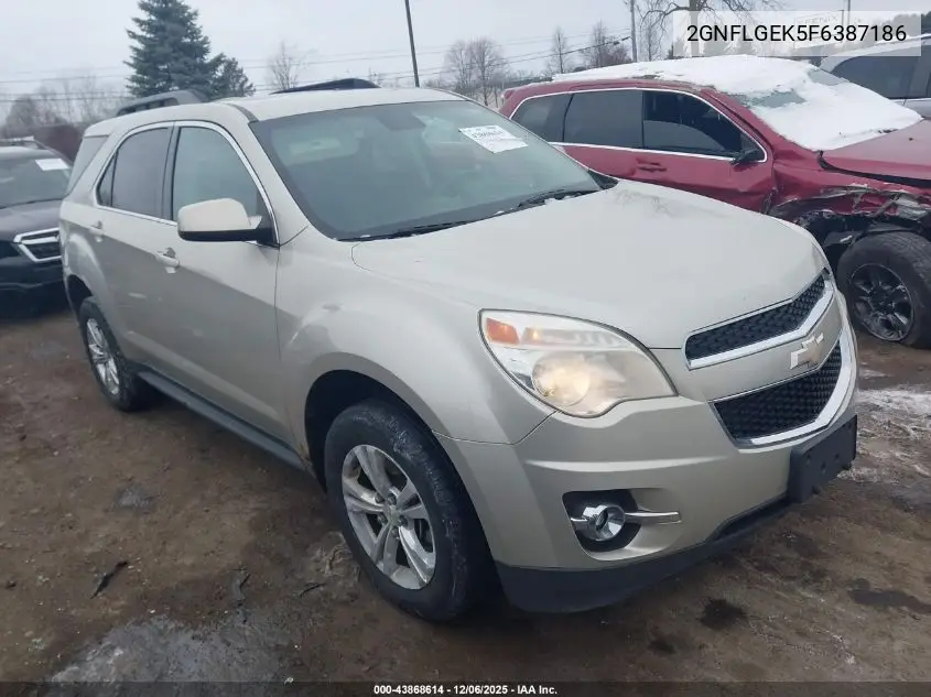 2GNFLGEK5F6387186 2015 Chevrolet Equinox 2Lt