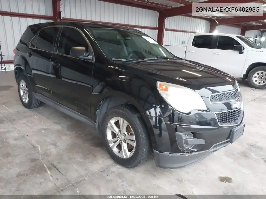 2GNALAEKXF6402935 2015 Chevrolet Equinox Ls