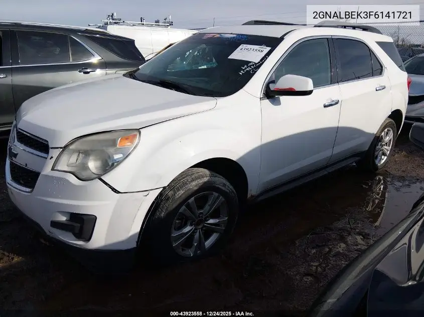 2GNALBEK3F6141721 2015 Chevrolet Equinox 1Lt