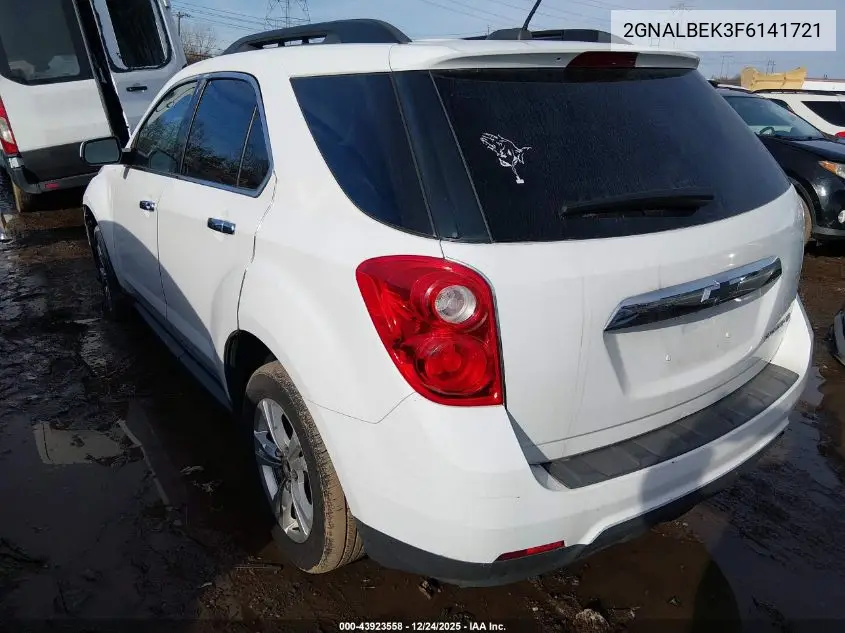 2GNALBEK3F6141721 2015 Chevrolet Equinox 1Lt