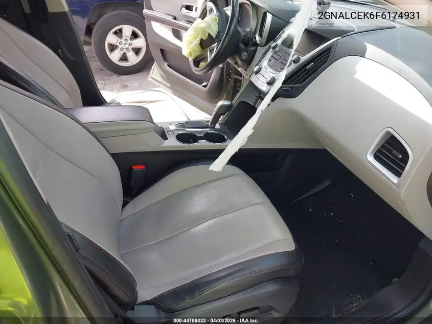 2GNALCEK6F6174931 2015 Chevrolet Equinox 2Lt