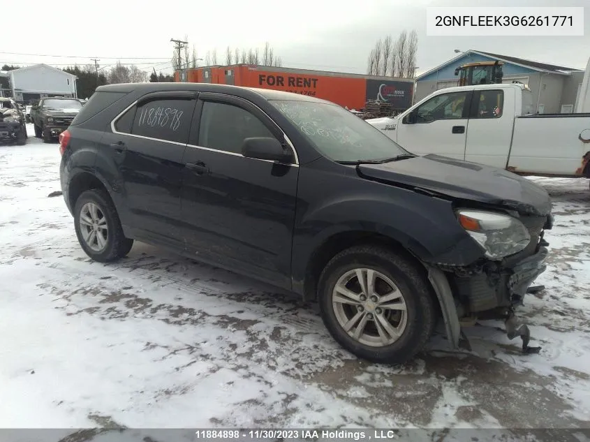 2GNFLEEK3G6261771 2016 Chevrolet Equinox Ls