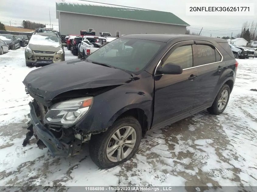 2GNFLEEK3G6261771 2016 Chevrolet Equinox Ls