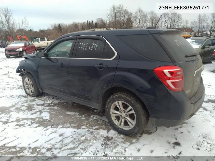 2GNFLEEK3G6261771 2016 Chevrolet Equinox Ls