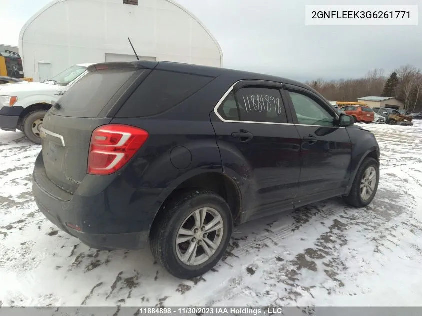 2GNFLEEK3G6261771 2016 Chevrolet Equinox Ls