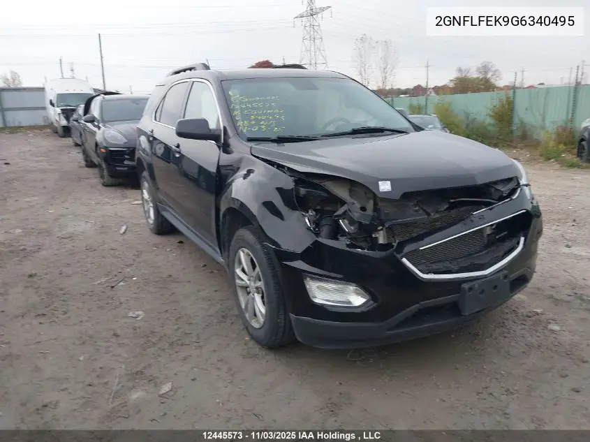 2GNFLFEK9G6340495 2016 Chevrolet Equinox 1Lt